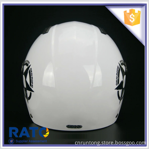 Custom half face motorcycle helmet with glasses